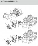 Stihl MS 211 Gasoline Chainsaw Spare Parts